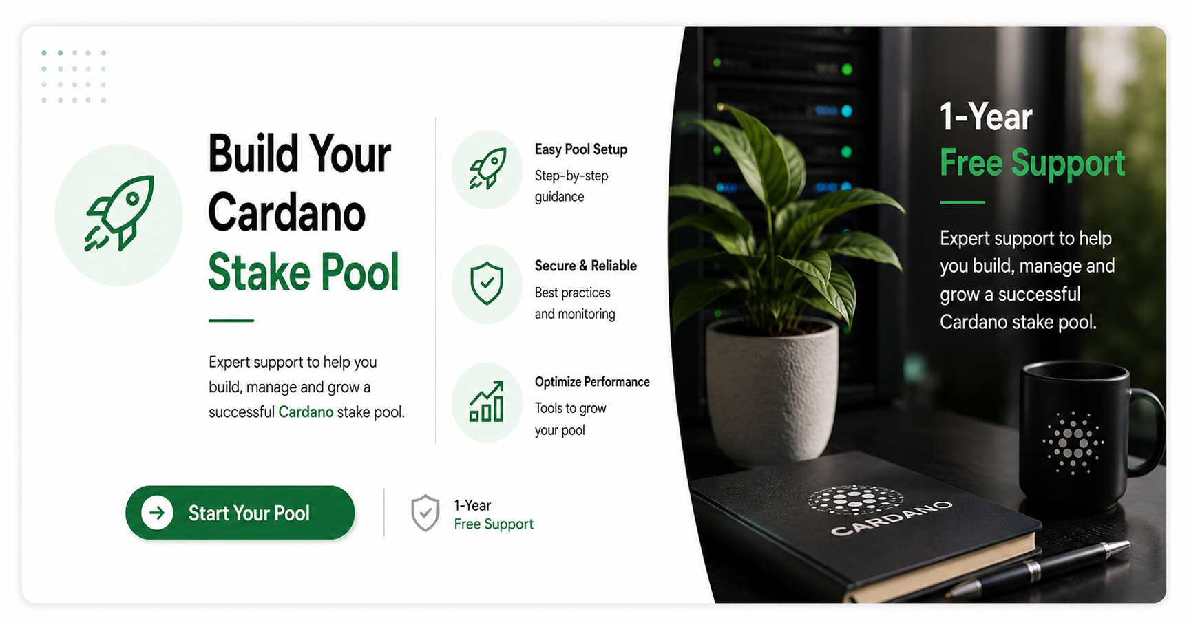 Build a Cardano Stake Pool with Blockiy